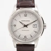 ハミルトン ジャズマスター クロノグラフ H326160 SS×革 AT