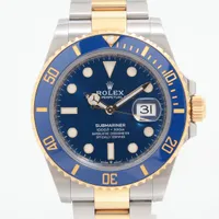 ロレックス サブマリーナーデイト 126613LB SS×YG AT 青文字盤