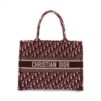 【新品未使用】DIOR ブックトート オブリーク ミディアム ネイビー DIOR(ディオール) ブックトート ミディアム オブリーク ネイビー