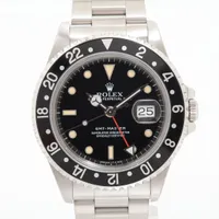 ロレックス GMTマスター 16700 SS AT 黒文字盤