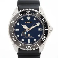 グランドセイコー SBGA071 SS×ラバー AT 青文字盤