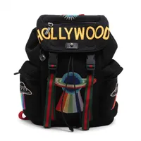 グッチ エンブロイダリー タイガーヘッド ナイロン×レザー