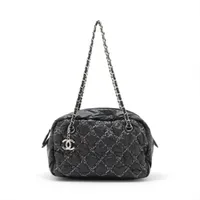 ❣️美品❣️CHANEL パリビアリッツGM コーティングキャンバス トートバッグ シャネル/トートバッグ/パリビアリッツトートGM/黒/コーティング
