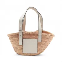 LOEWE ストローかごバッグ ベージュ 楽天市場】LOEWE ロエベ スクエア アナグラム ストローバッグ