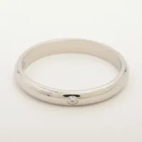 カルティエ ウェディング 1P ダイヤ Pt950