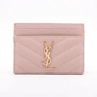 サンローランパリ Vステッチ YSLロゴ GUE372264 レザー 長財布