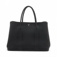 エルメス ガーデンパーティ36 PM ネゴンダ ブラック シルバー金具