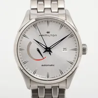 ハミルトン ジャズマスター H326350 SS AT シルバー文字盤