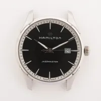 ハミルトン ジャズマスター H324510 SS QZ 黒文字盤