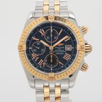 ブライトリング クロノマット C13356 SS×YG AT 黒文字盤