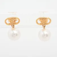 CELINEトリオンフ ラインストーン ピアス 定価92400 新品未使用 CELINEトリオンフ ラインストーン ピアス 定価92400 新品未使用