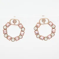 Dior Petit CD プチCD ブローチ GP×ラインストーン ゴールド Dior Petit CD プチCD ブローチ GP×ラインストーン ゴールド