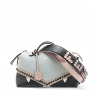 フェンディ バイザウェイ ミディアム 2way レザー マルチカラー グレー フェンディ バイザウェイ ミディアム レザー 2WAYショルダー