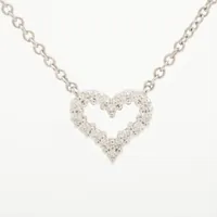 ティファニー センチメンタルハート エクストラミニ ダイヤ Pt950