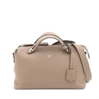 フェンディ バイザウェイ ミディアム レザー×パイソン 2WAY