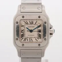 カルティエ サントスガルベ W20054D6 SS AT シルバー文字盤