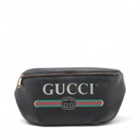 専用　良品　グッチ ボディバッグ GG キャンバス レザー ウエストポーチ GUCCI グッチ ウエストバッグ ボディバッグ GGキャンバス/レザー