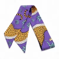 ⭐️良品⭐️ エルメス レオパード ツイリースカーフ イエロー ⭐️良品⭐️ エルメス レオパード ツイリースカーフ イエロー