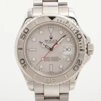 ロレックス ヨットマスター 16622 SS×PT AT シルバー文字盤