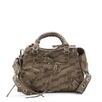 バレンシアガ レザー メタリックエッジシティ 2WAY ハンド ショルダーバッグ BALENCIAGA 新品同様 バレンシアガ メタリック エッジ シティ