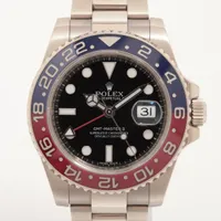 ロレックス GMTマスター Ⅱ 116719BLRO WG AT 黒文字盤