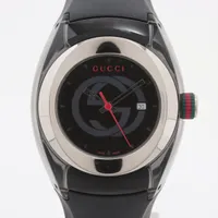 グッチ シンク 137.3 SS QZ 黒文字盤