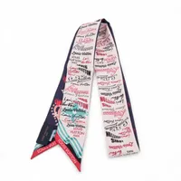 ヴィトン バンドーBB・I LV U M77321 シルク スカーフ MR1221 ネイビー