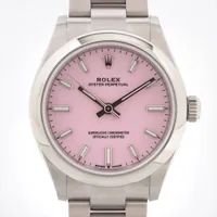 ロレックス オイスターパーペチュアル 277200 SS AT ピンク文字盤