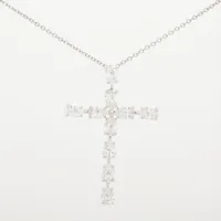 ハリーウィンストン シンボルズ バイ ハリーウィンストン ペアシェイプ クロス ダイヤ Pt950