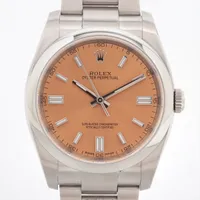 ロレックス オイスターパーペチュアル 116000 SS AT ホワイトグレープ文字盤