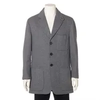 キートン カシミヤ テーラードジャケット 50 グレー