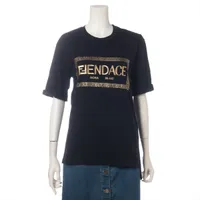 フェンディ×ヴェルサーチェ メデューサ コットン Tシャツ 22年 ブラック