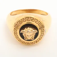 ヴェルサーチ メデューサ GP リング ゴールド