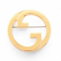 グッチ インターロッキングG GP ボールペン ゴールド ABランク