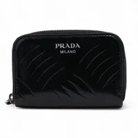 PRADA プラダ / サフィアーノメタルコンパクトウォレット 2MO738 PRADA プラダ 二つ折り財布 財布 メンズ サフィアーノ メタル