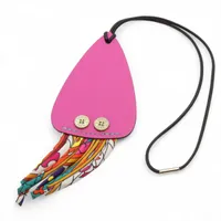 エルメス カレ90 Rocaille 貝殻 シルク スカーフ ブルー AB