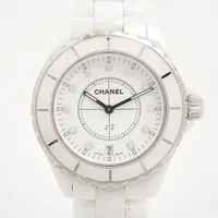 シャネル J12 H2125 SS×CE QZ 白文字盤