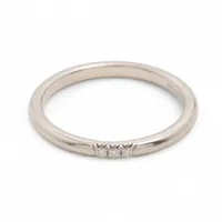 ティファニー クラシックバンド 3P ダイヤ Pt950