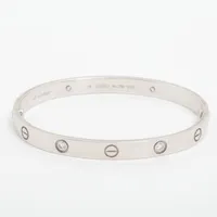 カルティエ ラブ ハーフ ダイヤ 750(WG)