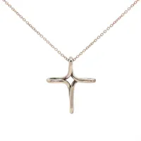 ティファニー　スモールクロスネックレス　シルバー925 TIFFANY&Co.】ティファニー スモール クロス ネックレス