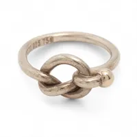 TIFFANY＆Co. ティファニー バングル 925 750 ラブノット TIFFANY&Co.】ティファニー ラブノット バングル シルバー925