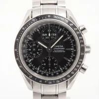 オメガ スピードマスター　トリプルカレンダー 3220.50 SS AT 黒文字盤