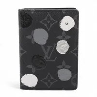 ヴィトン×草間彌生 LV×YK オーガナイザードゥポッシュ M81928 PVC カードケース ブラック