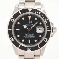 ロレックス サブマリーナーデイト 16800 SS AT 黒文字盤