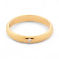 カルティエ ウェディング 1P ダイヤ 750(YG)