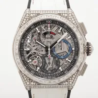 ゼニス デファイ エルプリメロ21 32.9000.9004/78.R582 TI×革×ラバー AT スケルトン文字盤