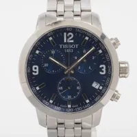 ティソ T055417A SS QZ 青文字盤