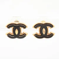 シャネル ココマーク GP×パール ピアス(両耳用) B15B ゴールド シャネル ココマーク GP×フェイクパール ピアス(両耳用) B15B