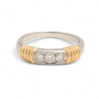 ディオール ダイヤ 750(YG)×Pt950