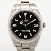 ロレックス エクスプローラーⅠ 124270 SS AT 黒文字盤